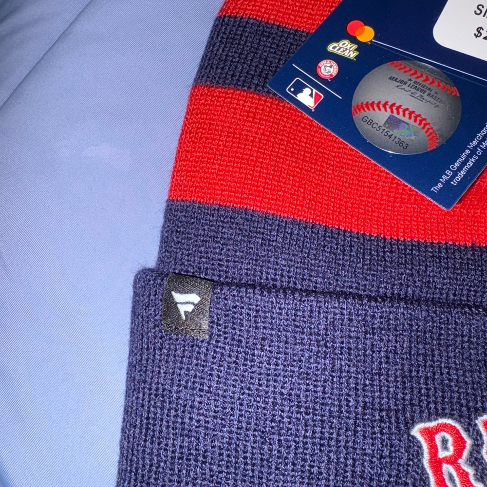 Fanatics Red and Blue Red Sox Beanie new with tags - Picture 5 of 8